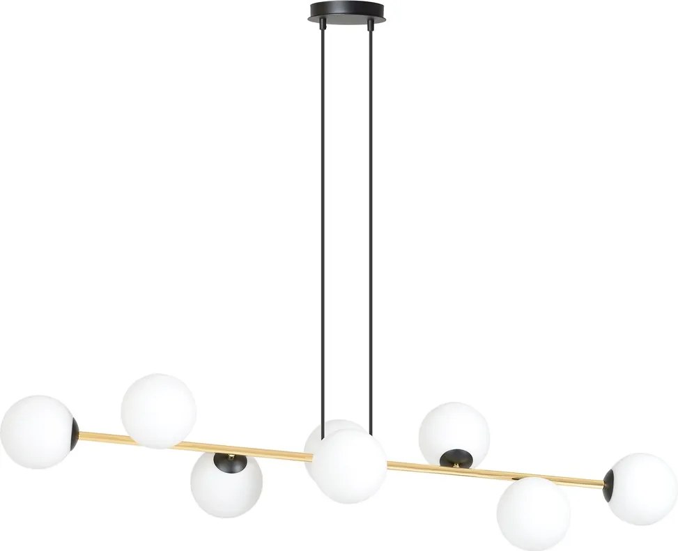 Emibig modern függeszték gravity fehér fekete arany emi1241/8