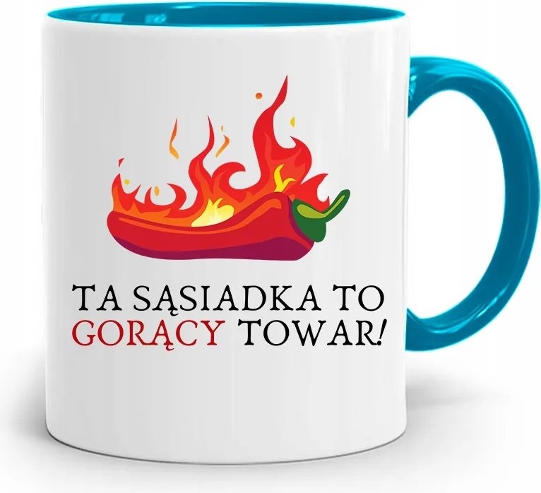 Szomszédnak Kék Ajándék Bögre fényképes nyomtatással