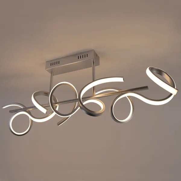 Leuchten Direkt 19032-21 - LED Dimmelhető felületre szerelhető csillár CURLS LED/25,8W/230V