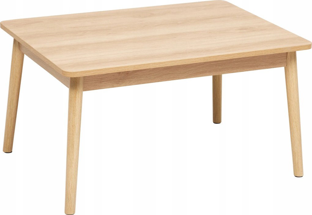 Dohányzóasztal Téglalap Alakú Mdf 78X58X42 CM Barna Fsc