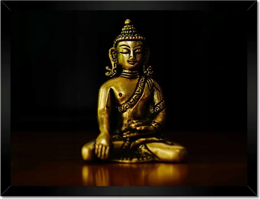 Poszterek keretben 40x30 Arany Buddha Arany