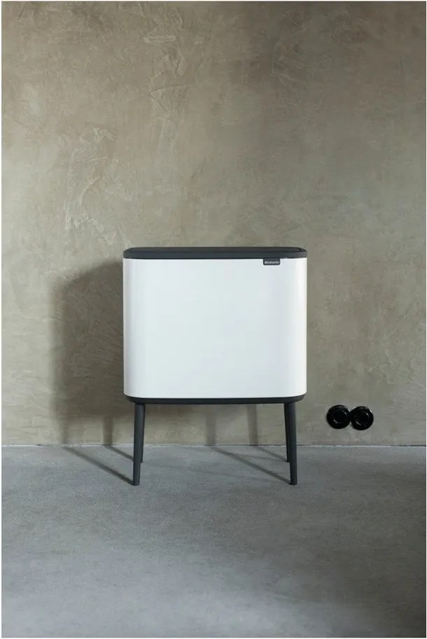 Fehér acél érintésre nyíló szemetes 36 l Bo Touch Bin – Brabantia