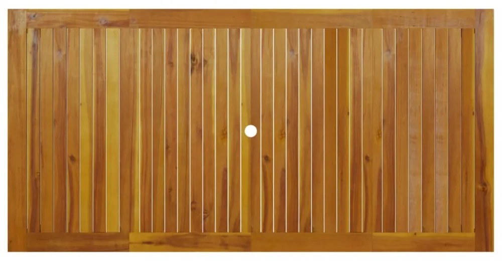 tömör akácfa kerti asztal 200 x 100 x 74 cm