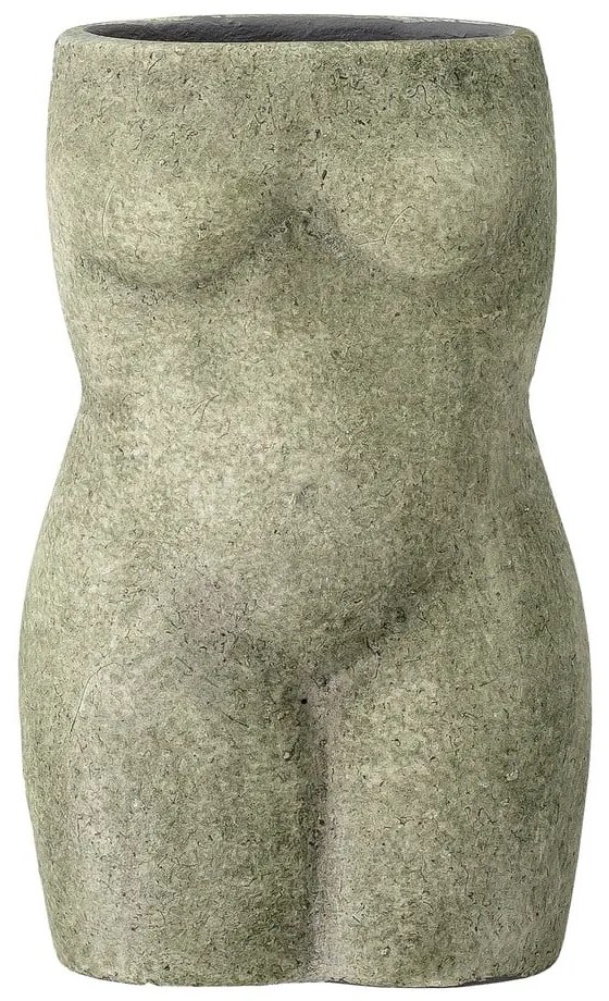 Emeli szürkészöld terrakotta váza, magasság 16 cm - Bloomingville