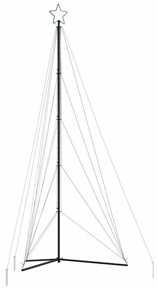 meleg fehér LED karácsonyfa 615 LED 404,5 cm