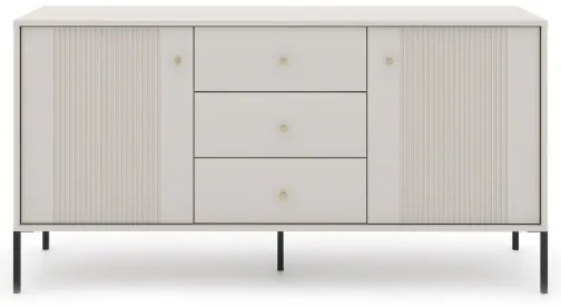 Komód LUE bézs/fekete