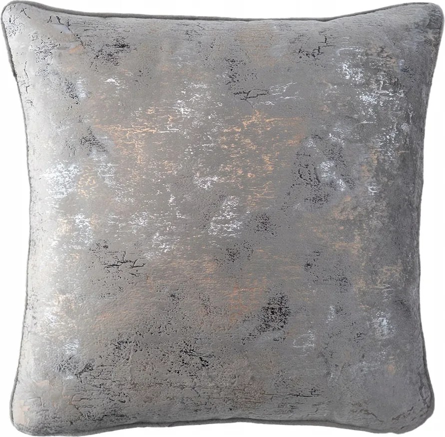 Díszpárnahuzat márvány glamour 40x40 cm Barna