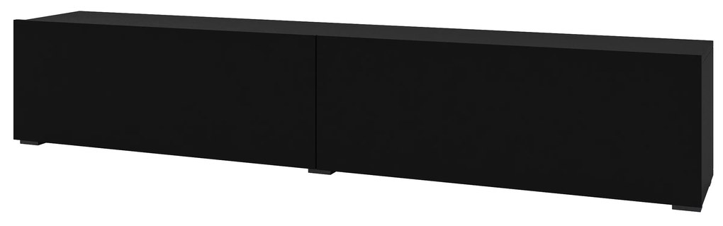 Tv asztal/szekrény Avernic Typ 40 (onyx fekete + wotan tölgy). 1042067
