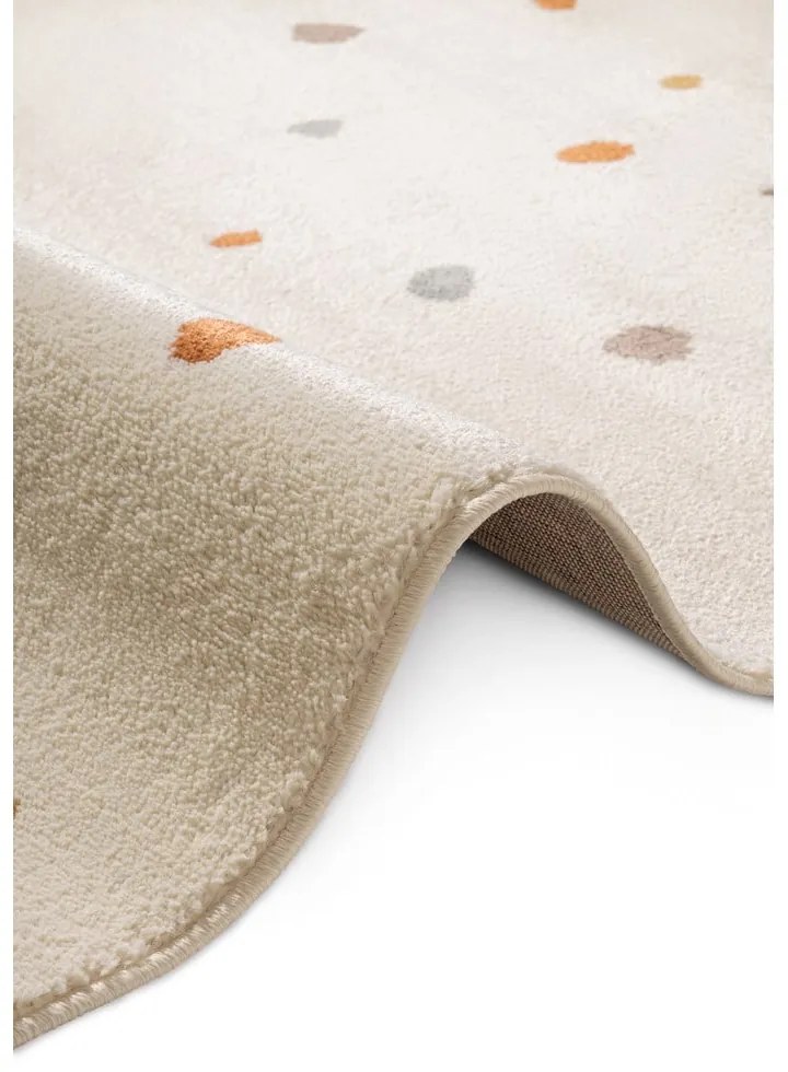 Krémszínű gyerek szőnyeg 200x290 cm Funny Dots – Hanse Home