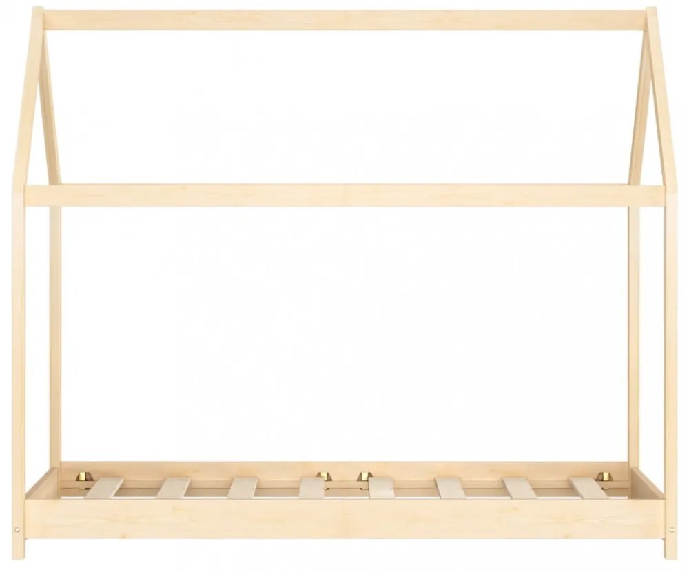 tömör fenyőfa gyerekágy-keret 70 x 140 cm