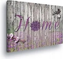 Vászonkép 60x40 Otthon meghittség nosztalgia virágok fa vintage Provence