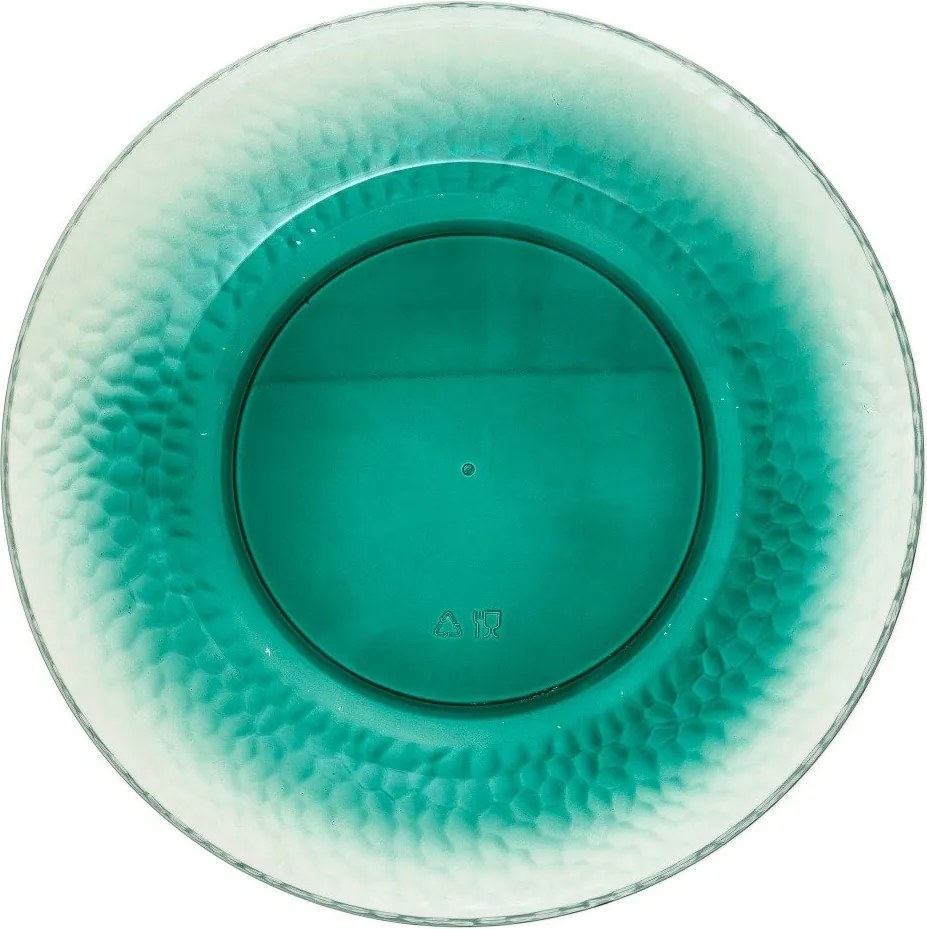 Törhetetlen Tányér kerek kék Piknikhez átm.27