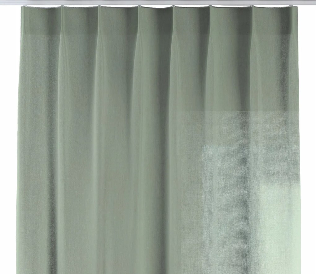 Dekoria Függöny flex akasztóval szimpla 130x260cm zöld árnyalatok