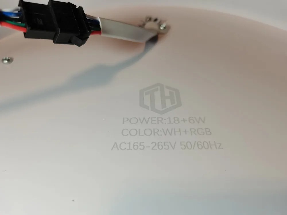Fali/Mennyezeti Kör Modern Led Több Színű Világítás Távirányítóval Rgb 6W / Fehér 18W 25cm átmérő