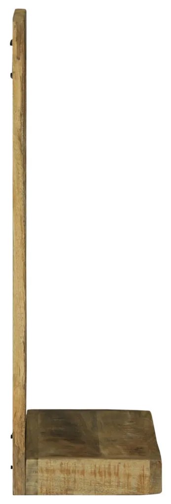 Fürdőszobai tükör 50x22x70 cm Tömör durva mangófából
