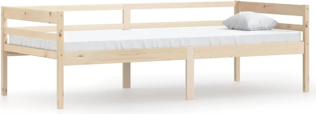 vidaXL tömör fenyőfa ágykeret 90 x 200 cm