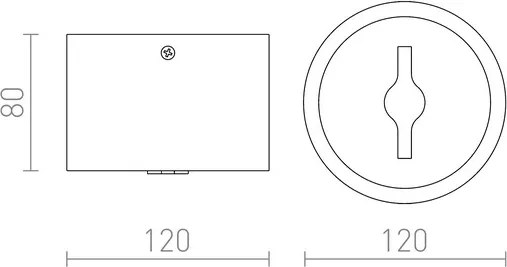 RENDL R12633 KELLY LED Hengeres Mennyezeti Lámpa 8 IP20