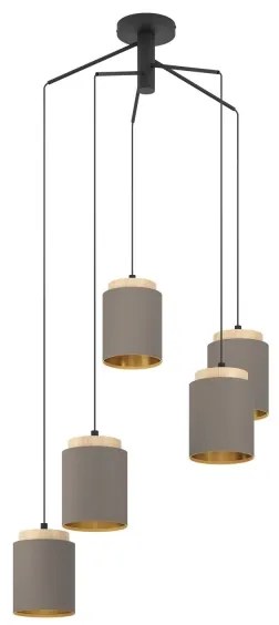 Eglo 99447 - Kábeles csillár ALBARIZA 5xE27/40W/230V pók