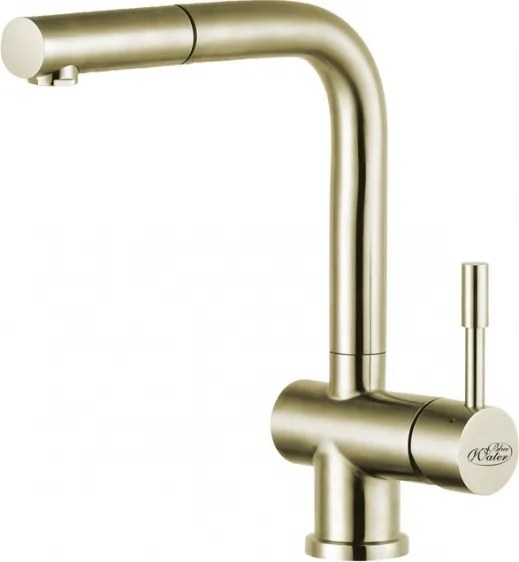 Corsa Blue Water álló konyhai csaptelep pezsgő arany