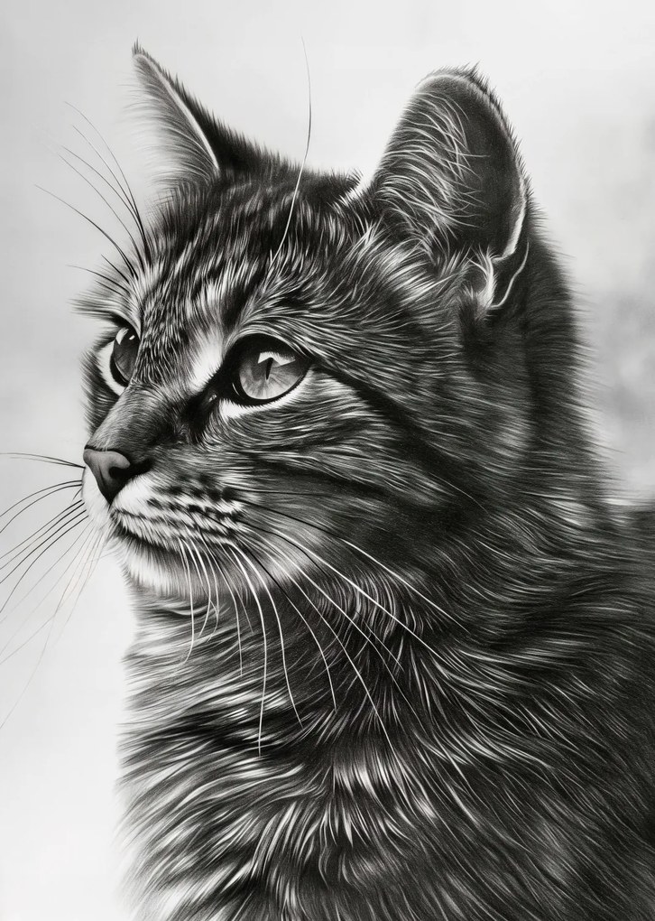 Poszter 64x90cm Macskalátás