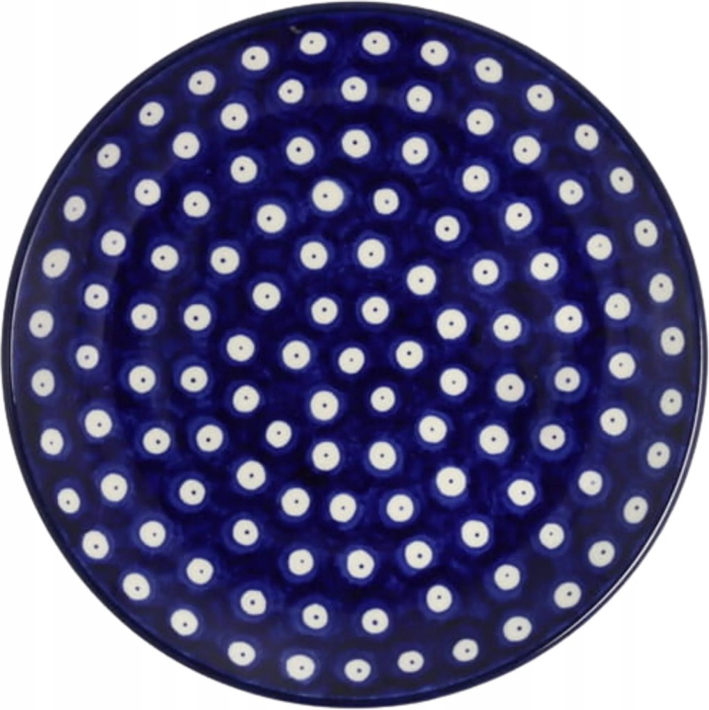 Tányér Reggeli Kerámia Bolesławiec 1 Műfaj Ø 20 cm T086 dek70AX