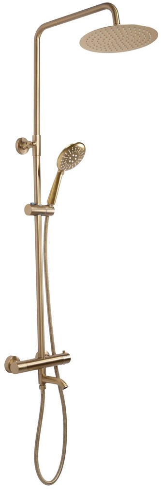Zuhanyszett Termosztátos REA Lungo Gold Brush