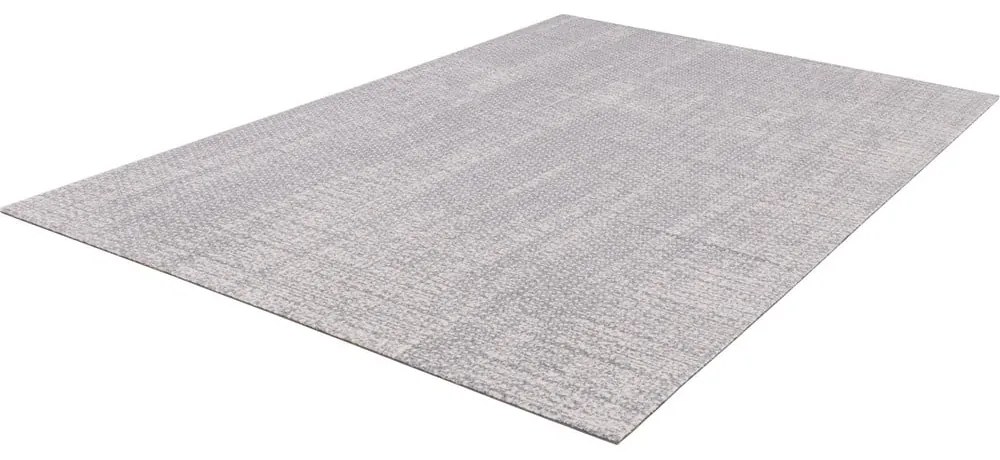 Világosszürke gyapjú szőnyeg 133x180 cm Eden – Agnella