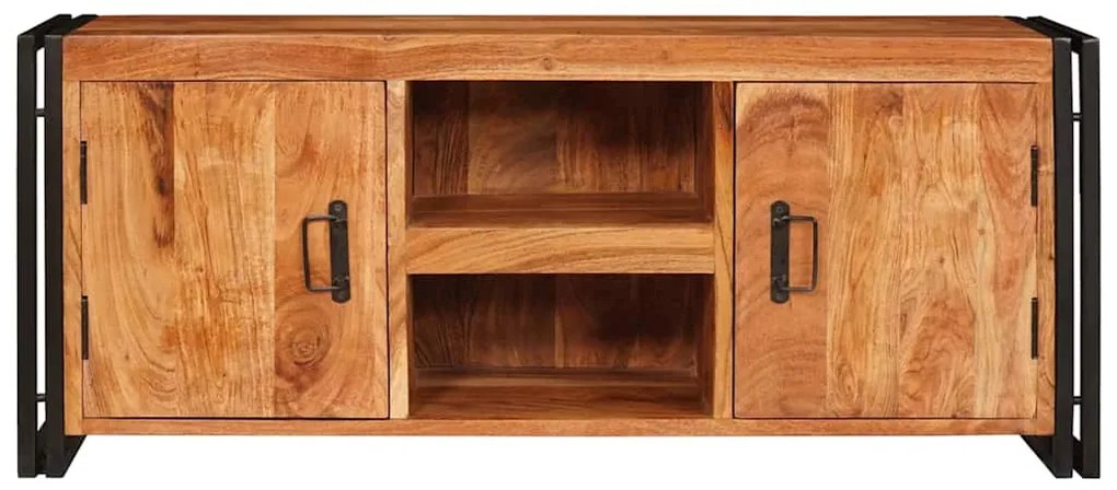 TV szekrény Barna 120 x 30 x 50 cm tömör akácfa