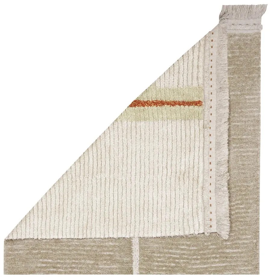 Bézs pamut szőnyeg 140x200 cm Duetto Sage – Lorena Canals