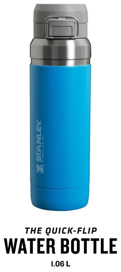 Kék rozsdamentes acél termopalack 1,06 l QUICK FLIP Azure – Stanley