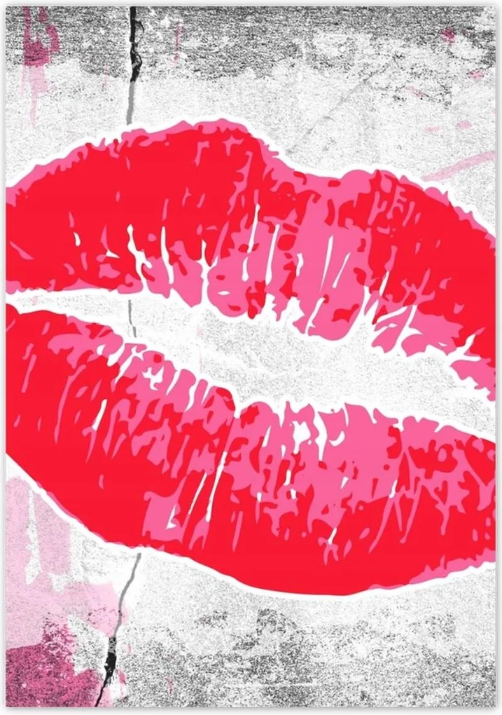 Poszterek 70x100 Száj, mint málna Ajkak