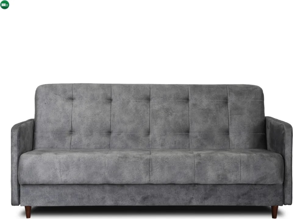 Zestaw 2x Sofa Rozkładana TIVOLI Szara