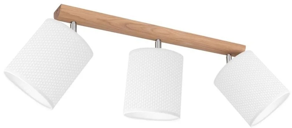 Spot-Light 2037400511549 - BENITA spotlámpa 3xE27/25W/230V tölgy