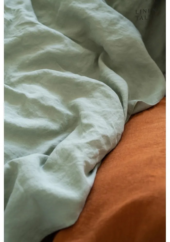 Nature zöld gyerek lenlepedő, 60 x 120 cm - Linen Tales