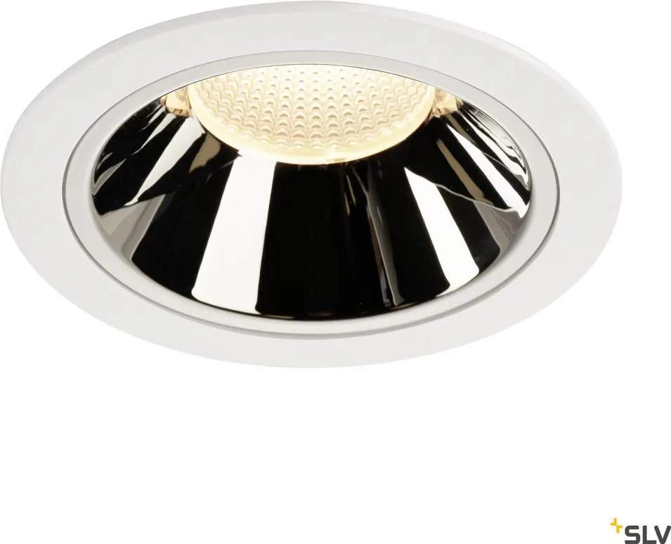 SLV 1004026 NUMINOS DL XL Fürdőszobai Beépíthető Lámpa Fehér, Króm LED IP44