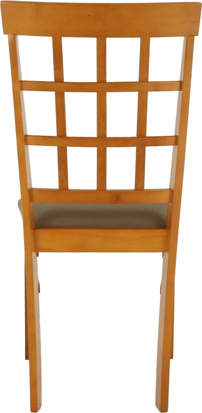 Szék, cseresznye/bézsbarna, GRID NEW