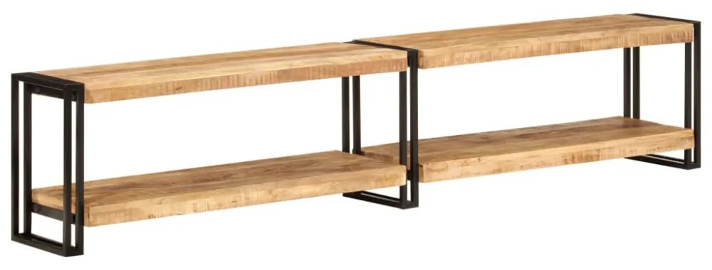 tömör mangófa TV-szekrény 200 x 30 x 40 cm