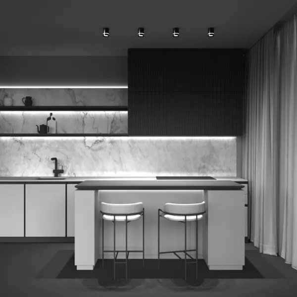 Maytoni C085CL-9W3K-B - LED Spotlámpa ORLO LED/9W/230V CRI 90 3000K fekete