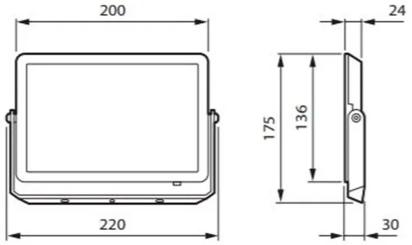 Philips - LED Reflektor DECOFLOOD LED/50W/230V IP65