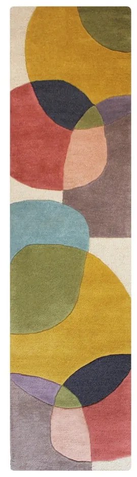 Kézi szövésű gyapjú futószőnyeg 60x230 cm Glow Multi – Flair Rugs