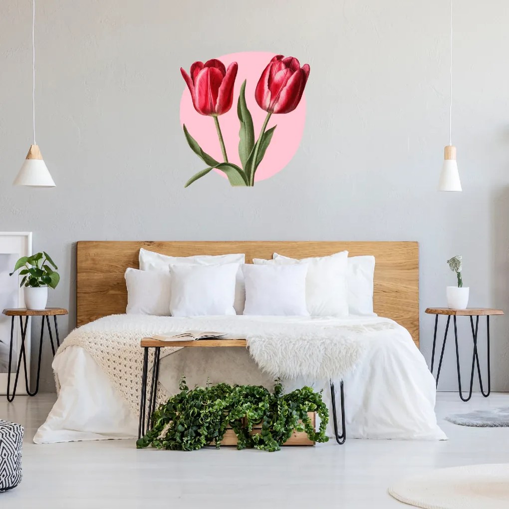 PIPPER. Textil falmatrica "Tulipánok"