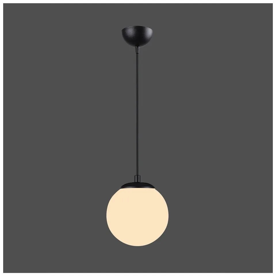 Efe fekete függőlámpa, magasság 120 cm - Squid Lighting