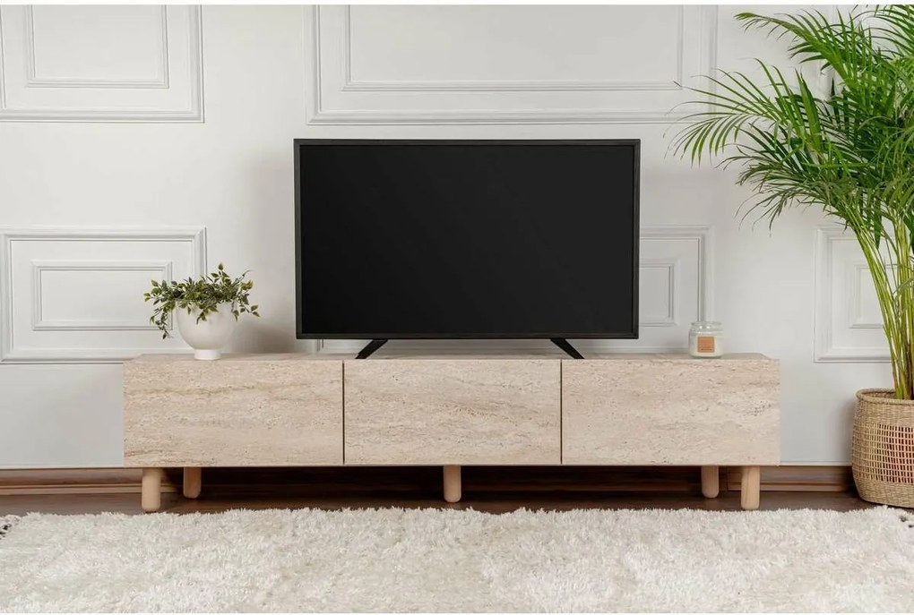Alvin Travertine TV-asztal