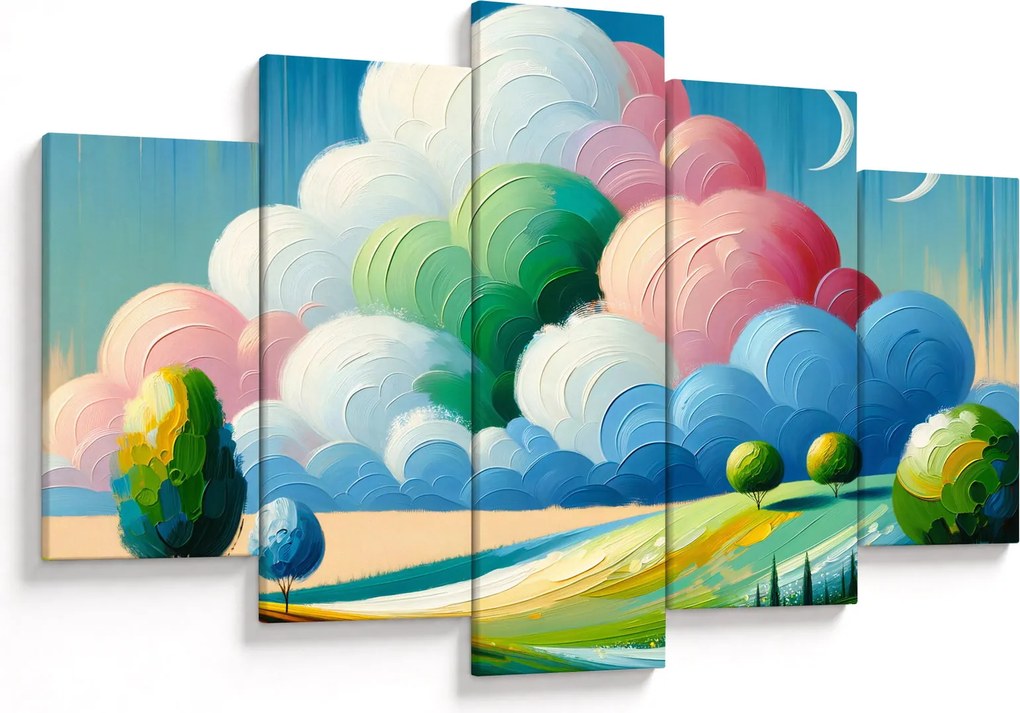 Kép - Tájkép felhővel (150x105 cm)