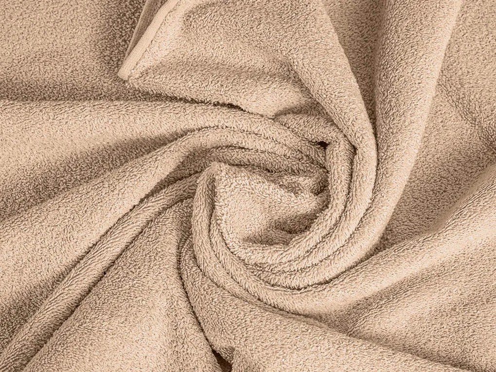 CLARYSSE ELEGANCE Törölköző 60x110 cm homokszínű, 100% pamut