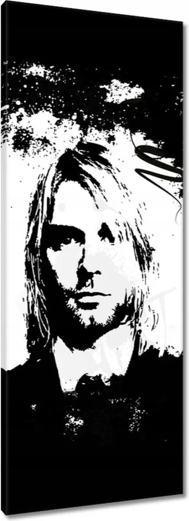 Vászonkép 40x100 Kurt Cobain Nirvana Zenész