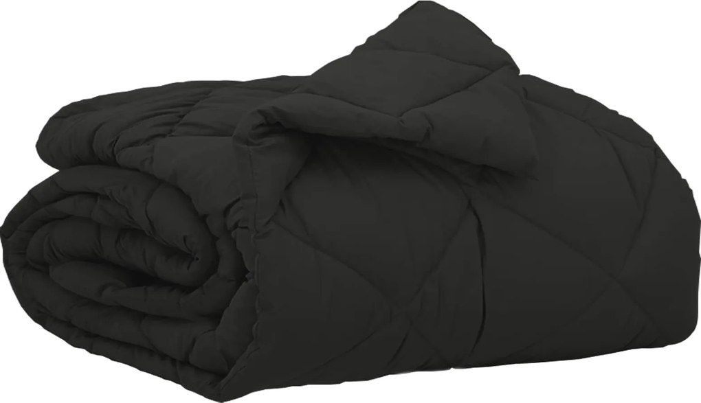 vidaXL Nyári Takarmány Fekete 200 x 140 cm Mikroszál