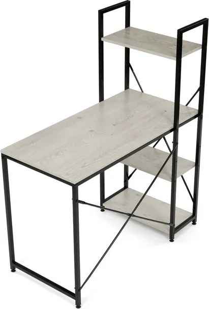 Íróasztal 100x48 cm, MDF, fehérített tölgy WT