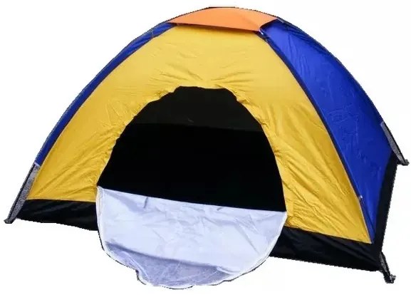 Zaparkorun Turista sátor szúnyoghálóval - 2,2 x 2,2 m - 4-5 személyes - színes