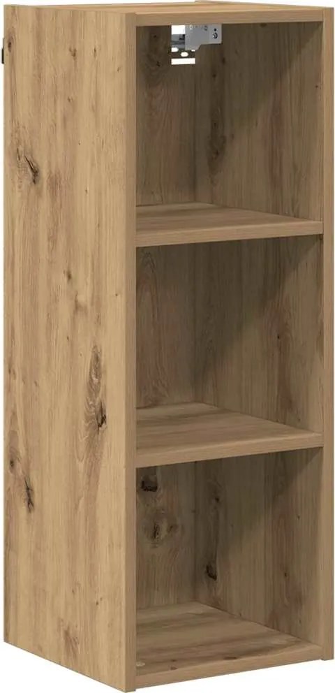 vidaXL Függő szekrény Artisan tölgy 30 x 29,5 x 80 cm Faanyag